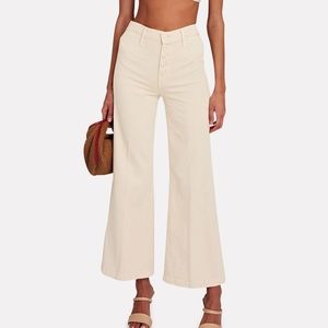 NWT $208 MOTHER The Pixie Roller Flood Jeans Wide-Leg Pants - Size 27